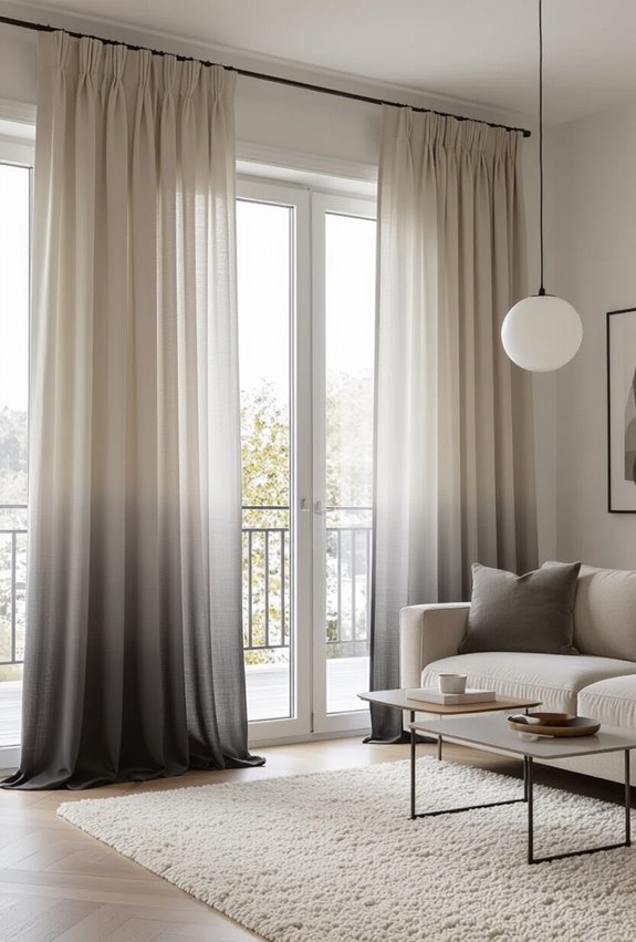 modern ombre layered luxury