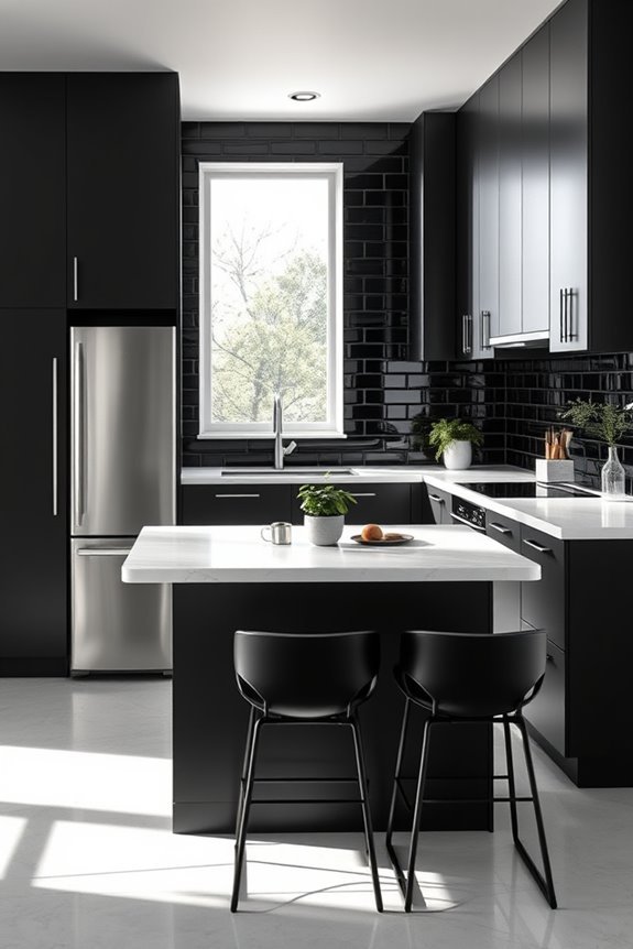 modern sleek kitchen design