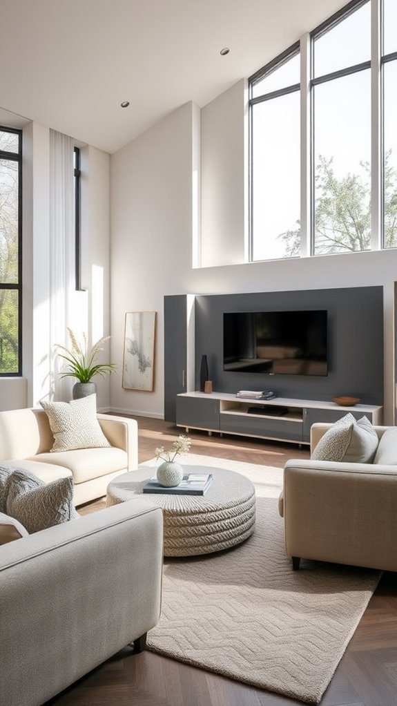 modern stylish media storage