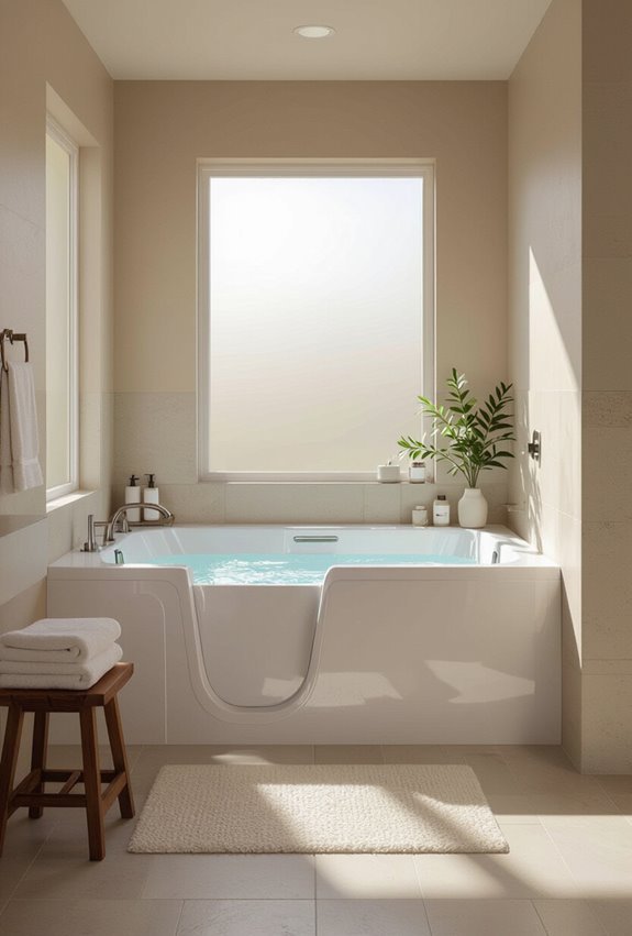 modern walk in bathtub safety