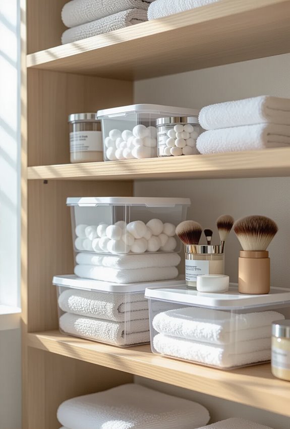 modular clear stackable storage