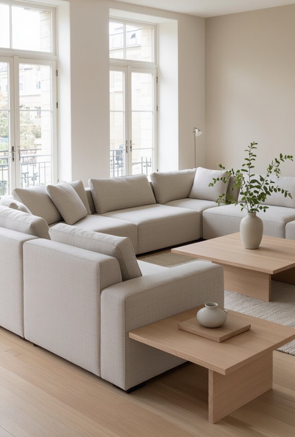 modular seating for flexible lounging