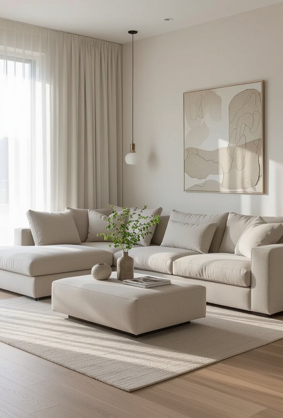modular sectional lounge bedroom centerpiece