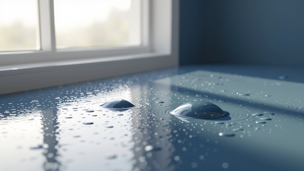 moisture causes paint blisters
