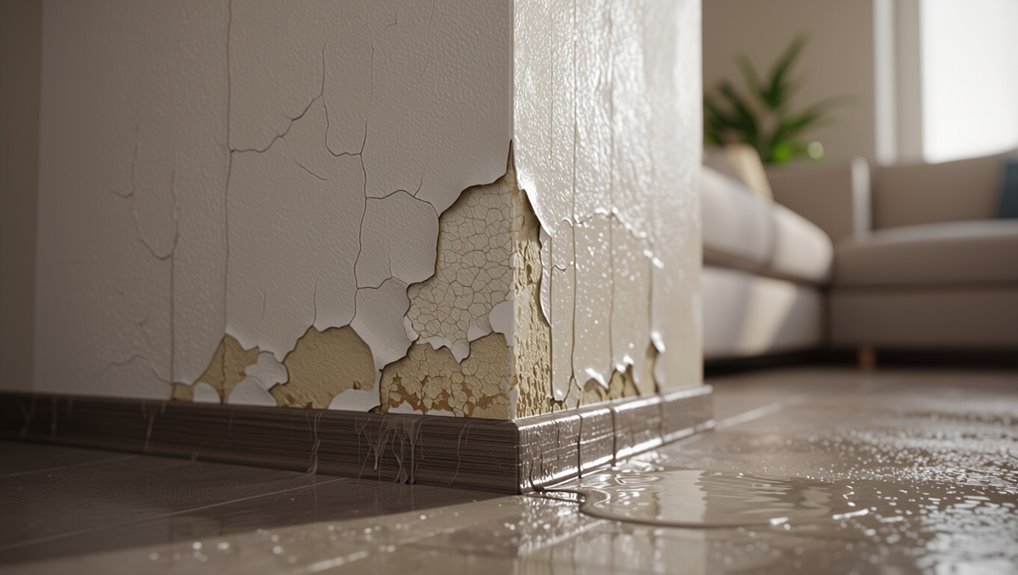 moisture causes paint damage