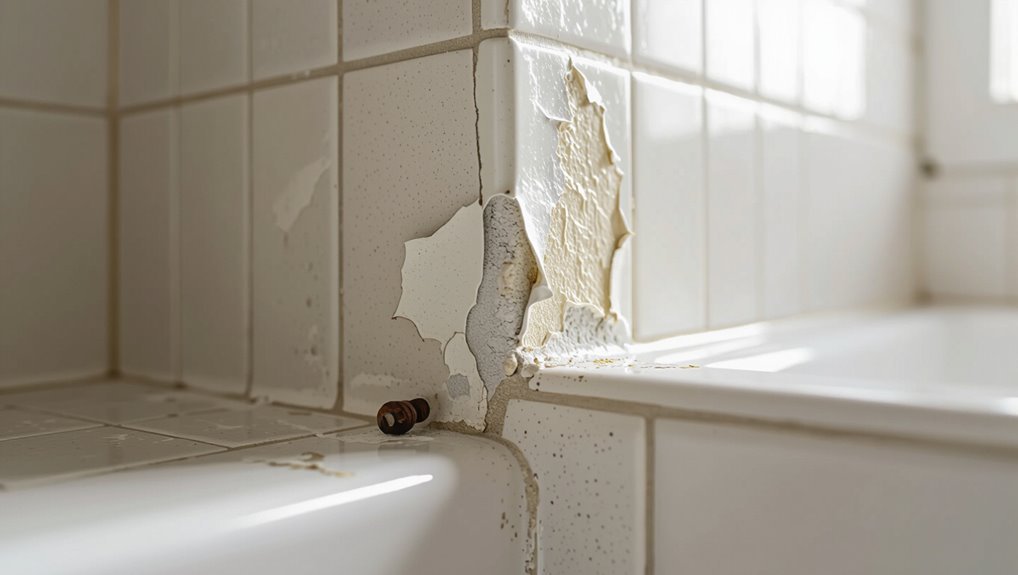 moisture causes paint peeling