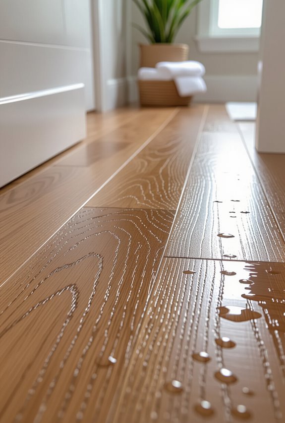 moisture protected engineered hardwood