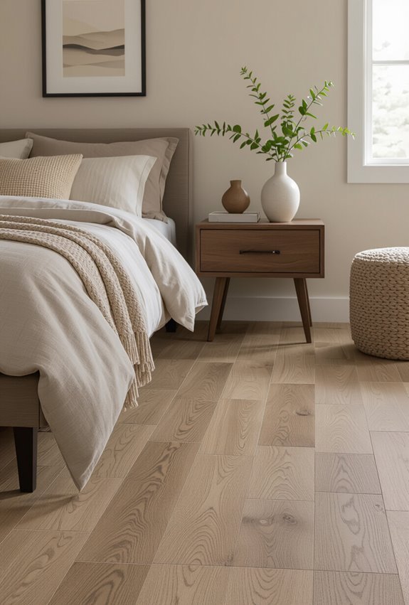moisture resistant faux wood flooring