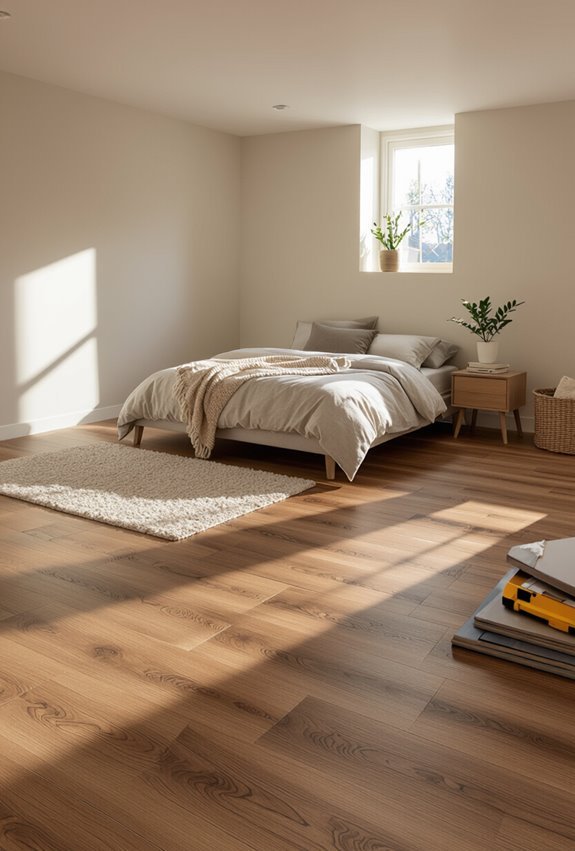 moisture resistant low voc vinyl