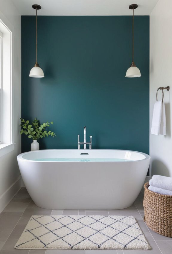 moisture resistant matte accent wall
