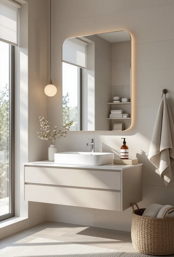 moisture resistant tempered glass mirrors
