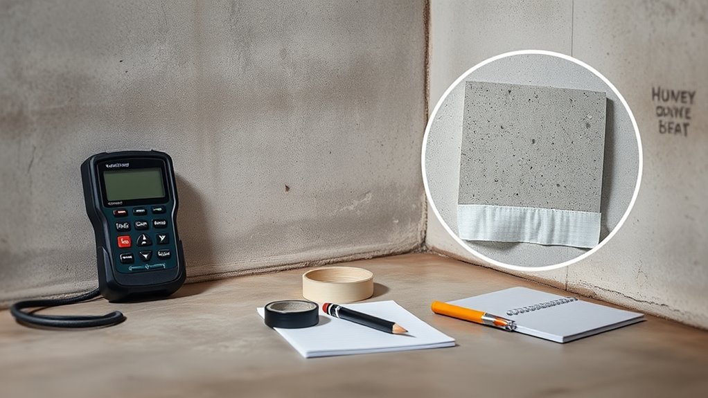 moisture testing before painting