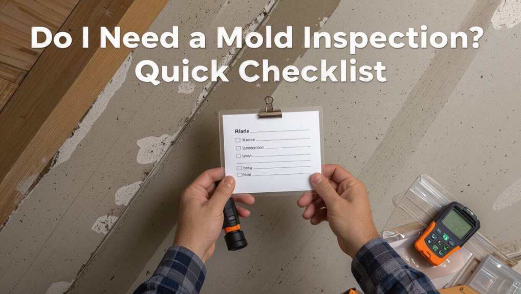 mold inspection necessity checklist