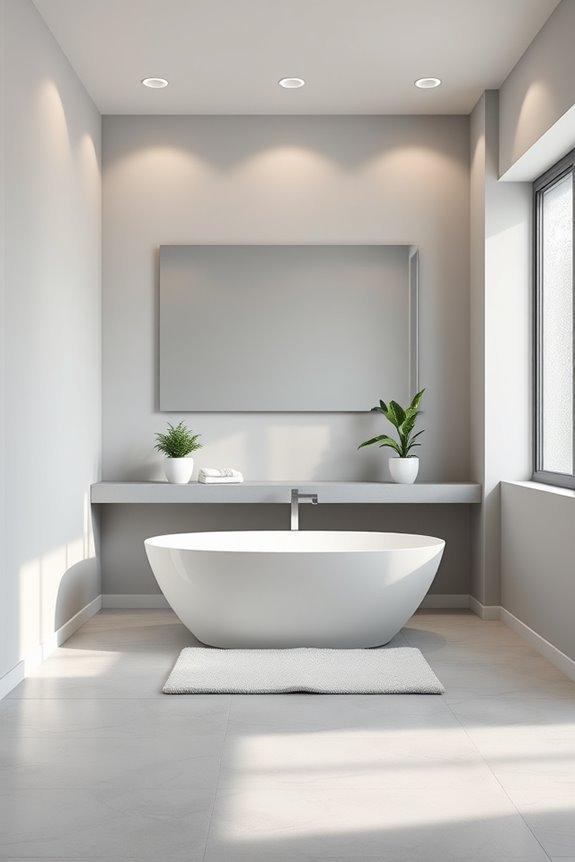 monochromatic bathroom design tips