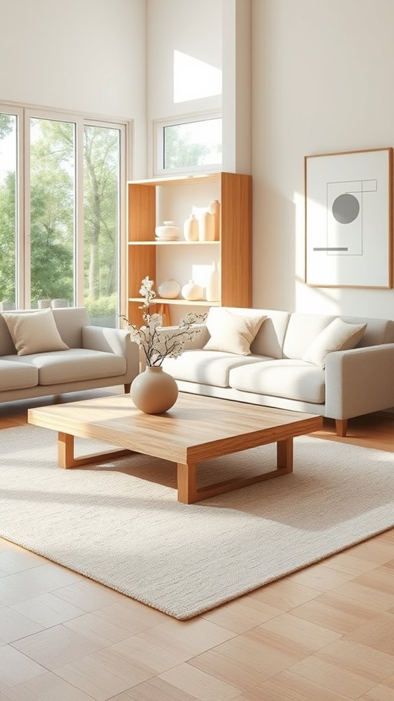 monochromatic tranquility in interiors