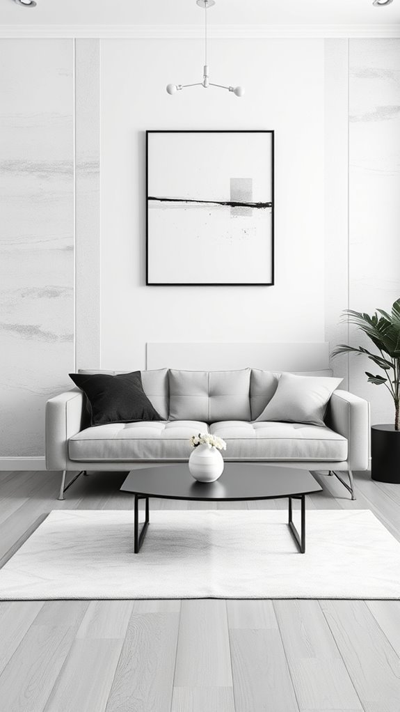 monochrome elegance for decor