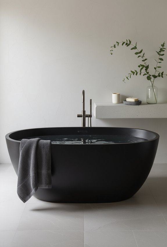 monochrome minimalist textured serenity