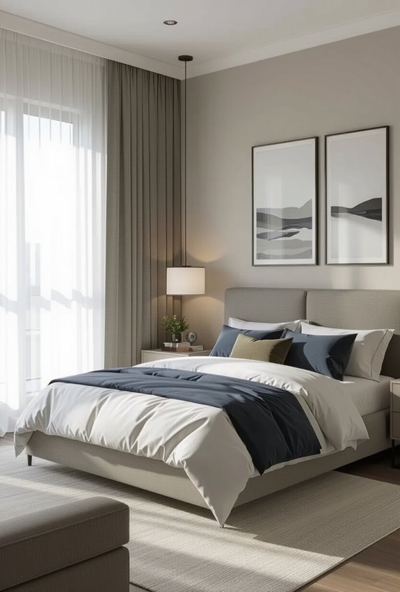 monochrome muted sophisticated masculine