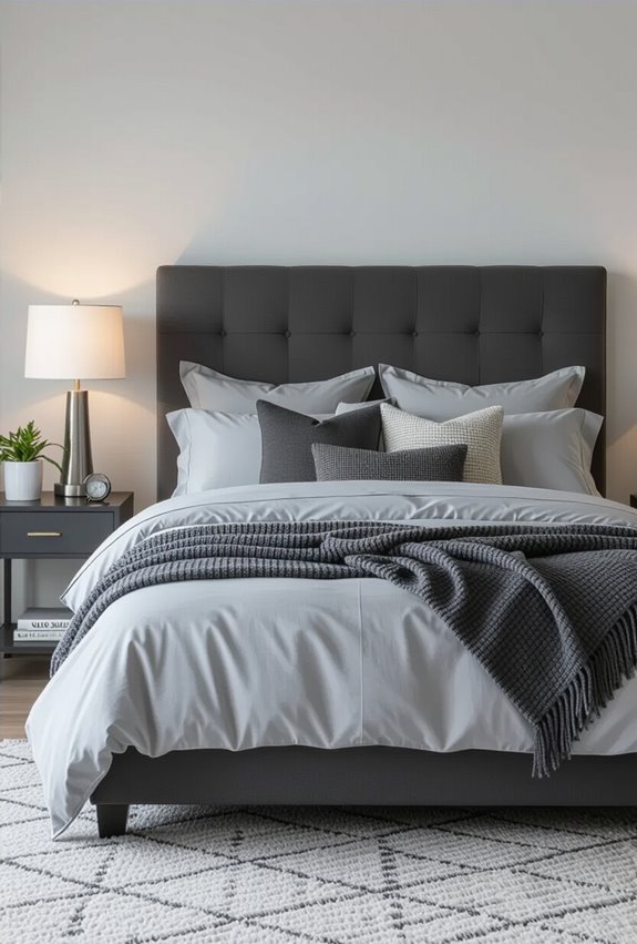 monochrome silver grey charcoal
