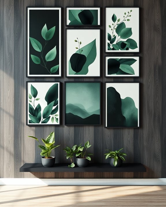 moody abstract nature prints