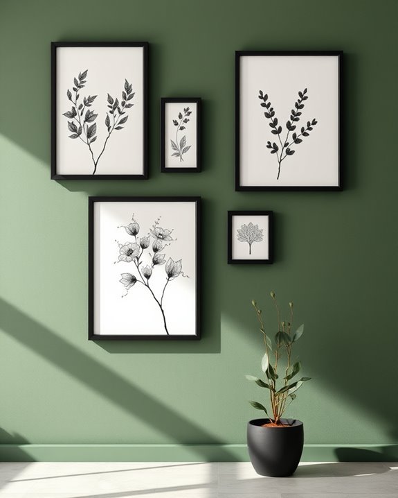 moody black ink nature