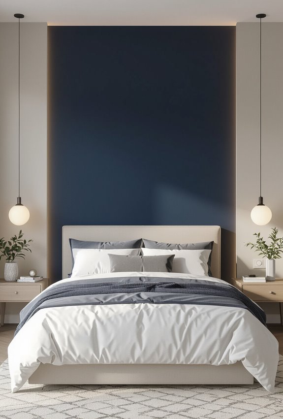 moody charcoal velvet accent