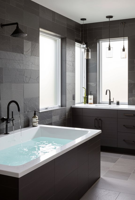 moody metallic accents elevate