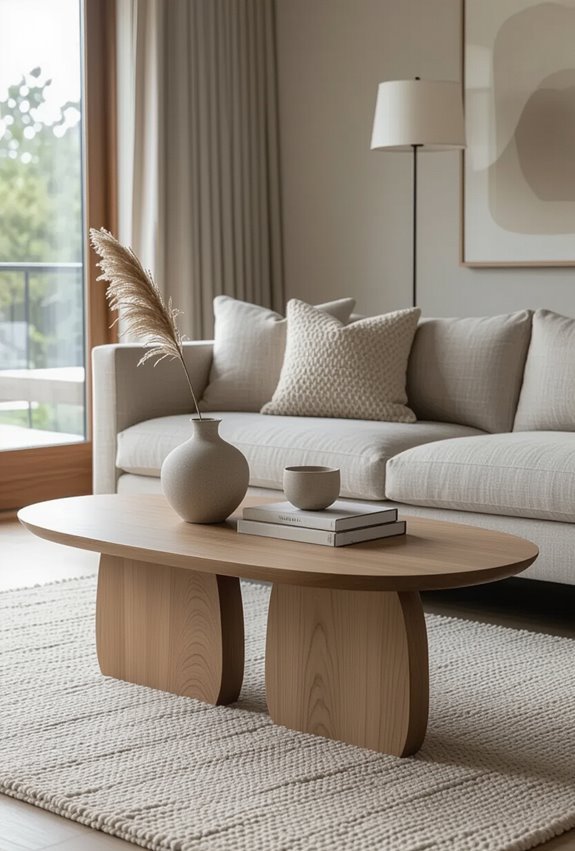 moody neutral layered coffee centerpiece