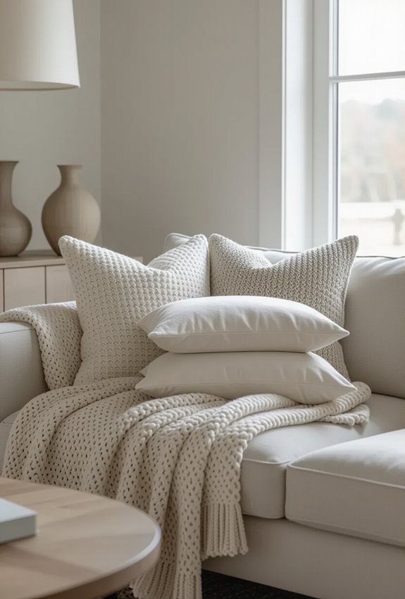 moody textured layered neutral accents