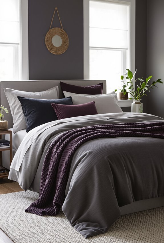 moody throws feather pillows