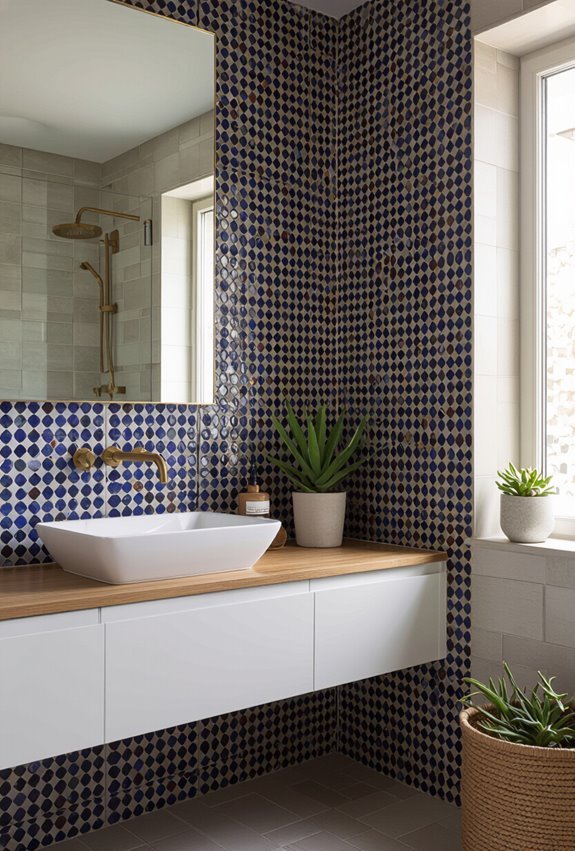 moroccan zellige inspired mosaic warmth