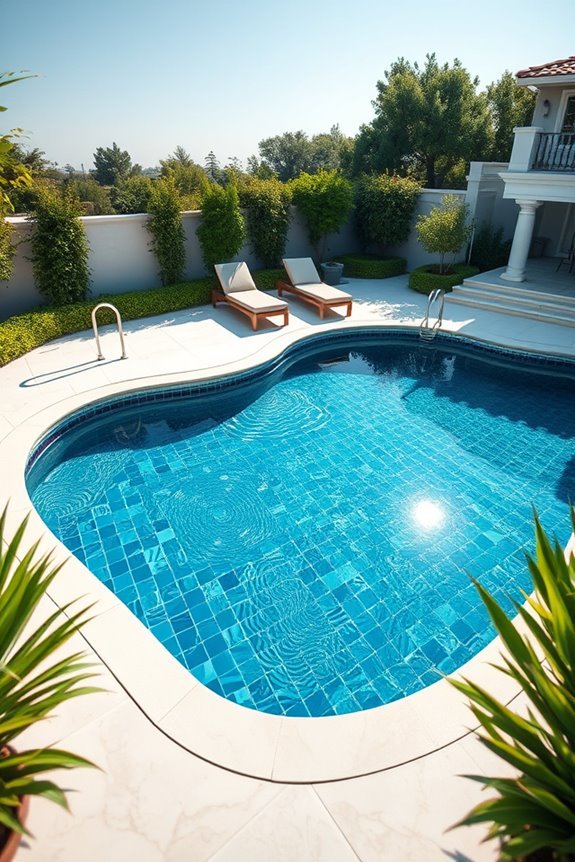 mosaic tile pool design