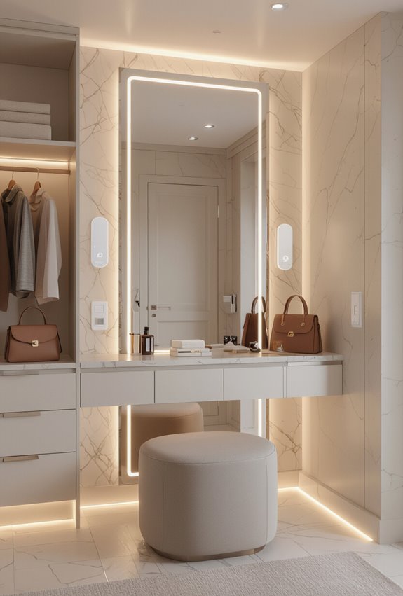motion activated adaptive lighting