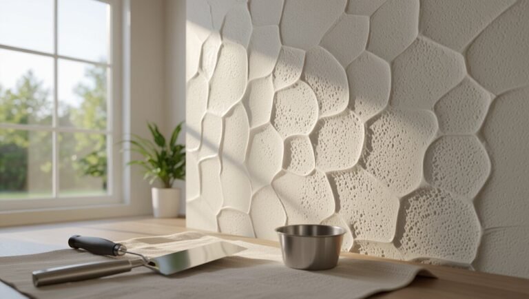 mottled textured wall finish