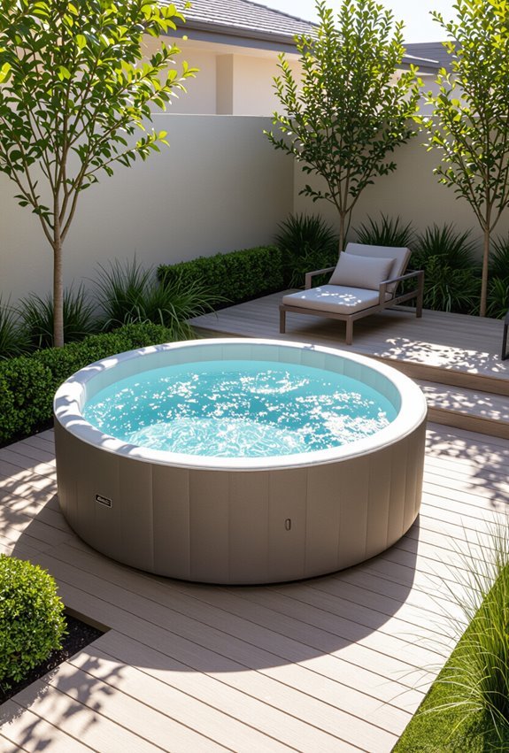 movable foldable backyard plunge pools