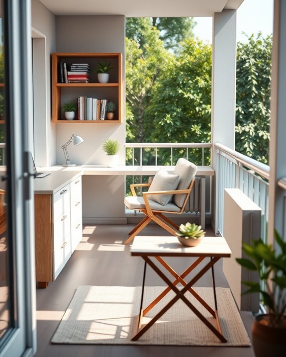 multi functional balcony furniture