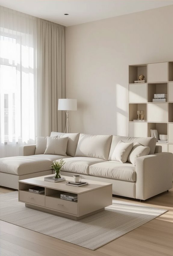 multifunctional furniture maximizes space