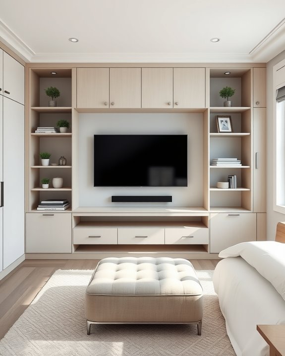 multifunctional tv storage solutions