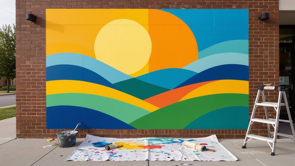 mural creation in phases