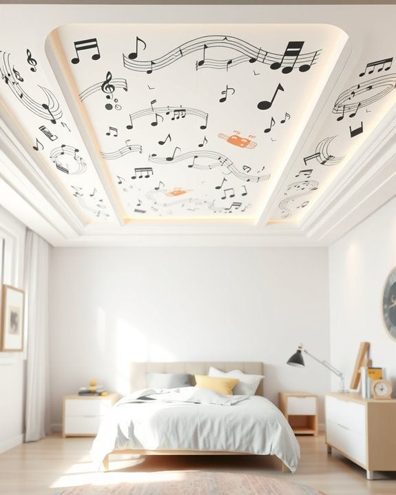 musical themed bedroom decor