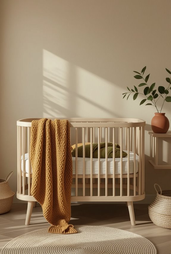 mustard olive terracotta nursery