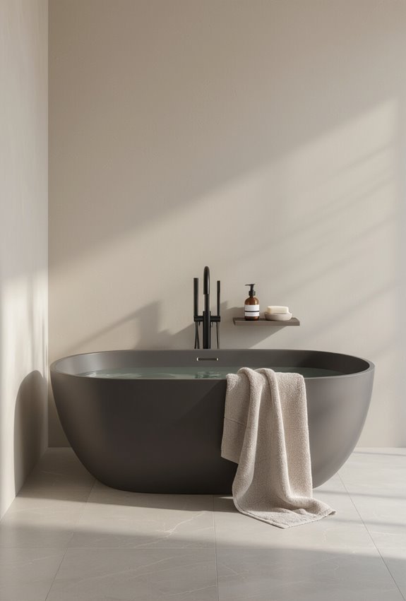 muted matte finishes for calm