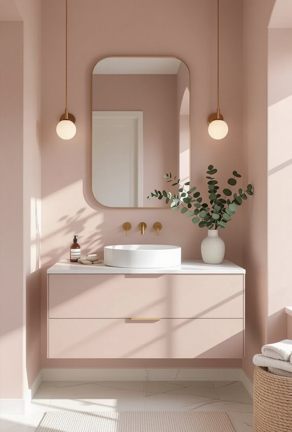 muted mauve sophisticated warmth