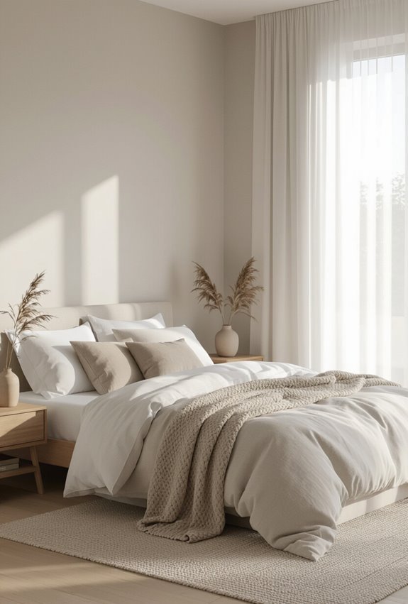muted taupe and misty gray