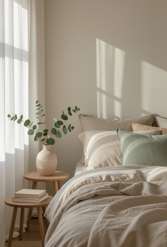 muted tonal calming palette