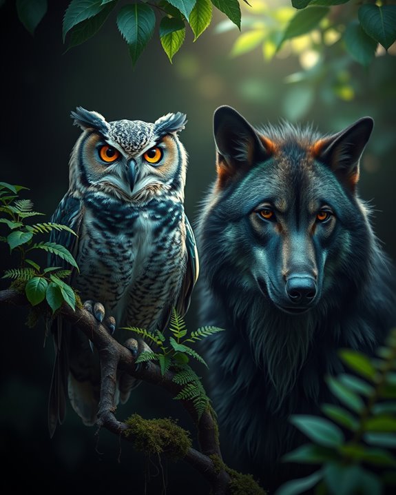 mystical animal wall art