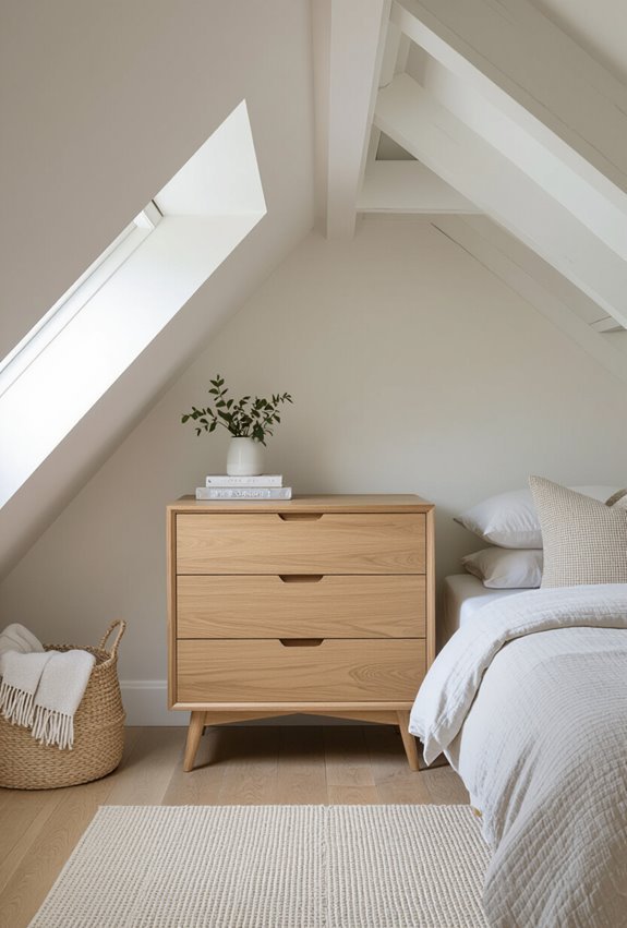 narrow vertical dresser solution