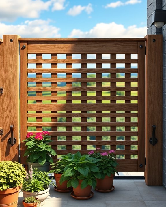 natural charm for balconies