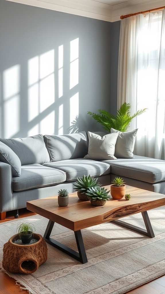 natural grey blue harmony