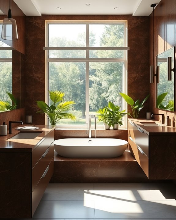 natural light enhances granite